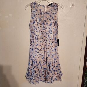 Tommy Hilfiger Floral-Print Fit Flare Sleeveless Dress Ballerina Size 2 NWT